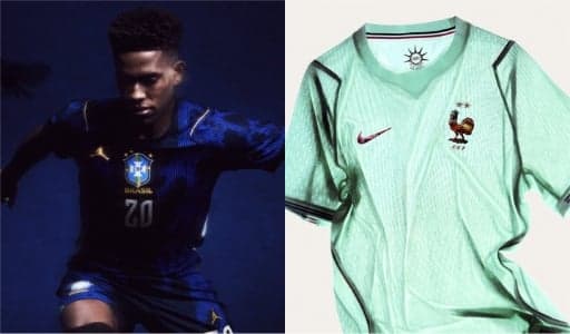 camisa seleção brasileira e frança