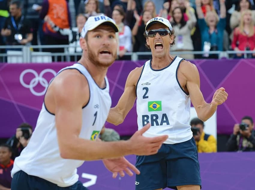 Alison Mamute e Emanuel Rego foram medalha de prata em Londres 2012 (Foto: Reprodução/ Instagram)