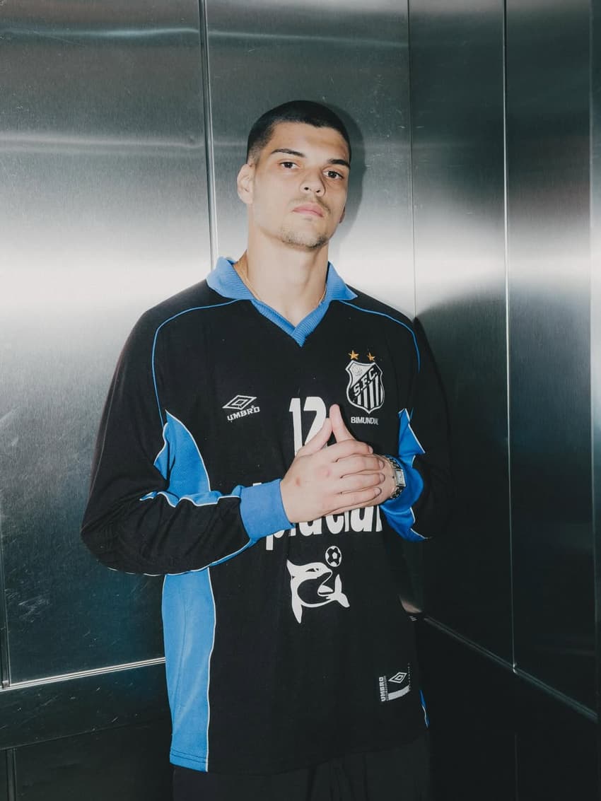 Gabriel Brazão completou 100 jogos com a camisa do Santos. (Foto: Divulgação/ Internet)