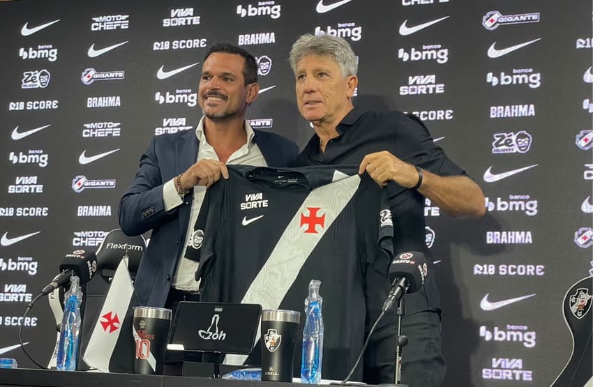 Renato Gaúcho é apresentado como o novo técnico do Vasco da Gama (Foto: Pedro Cobalea/Lance!)