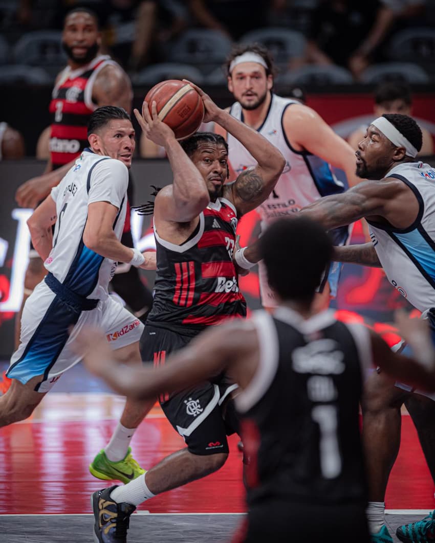 Flamengo venceu o primeiro jogo das quartas de final da BCLA (Foto: Divulgação)