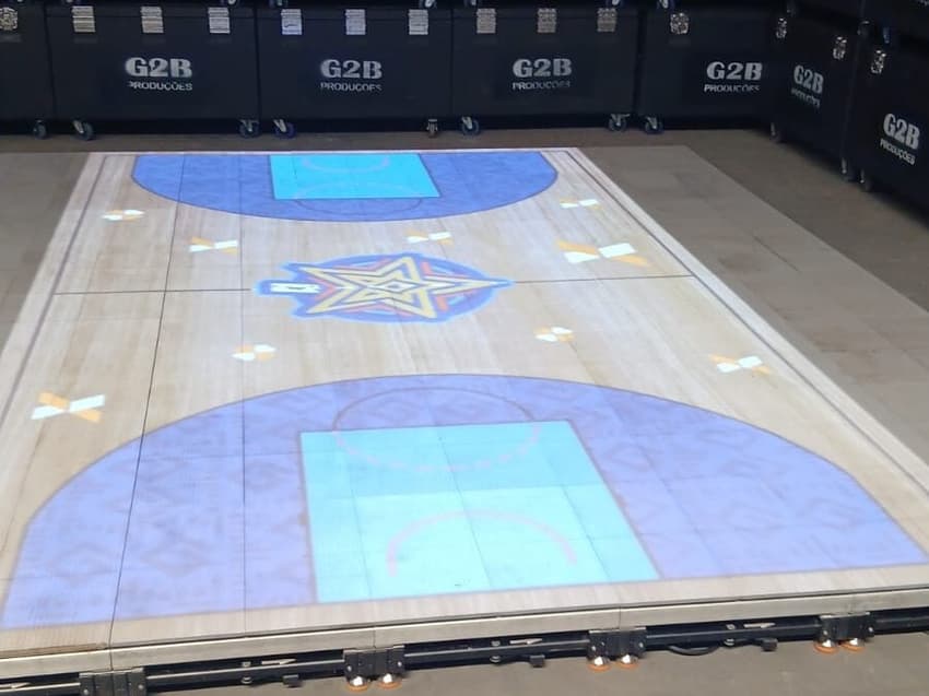 Jogo das Estrelas do NBB terá quadra de LED (Divulgação)
