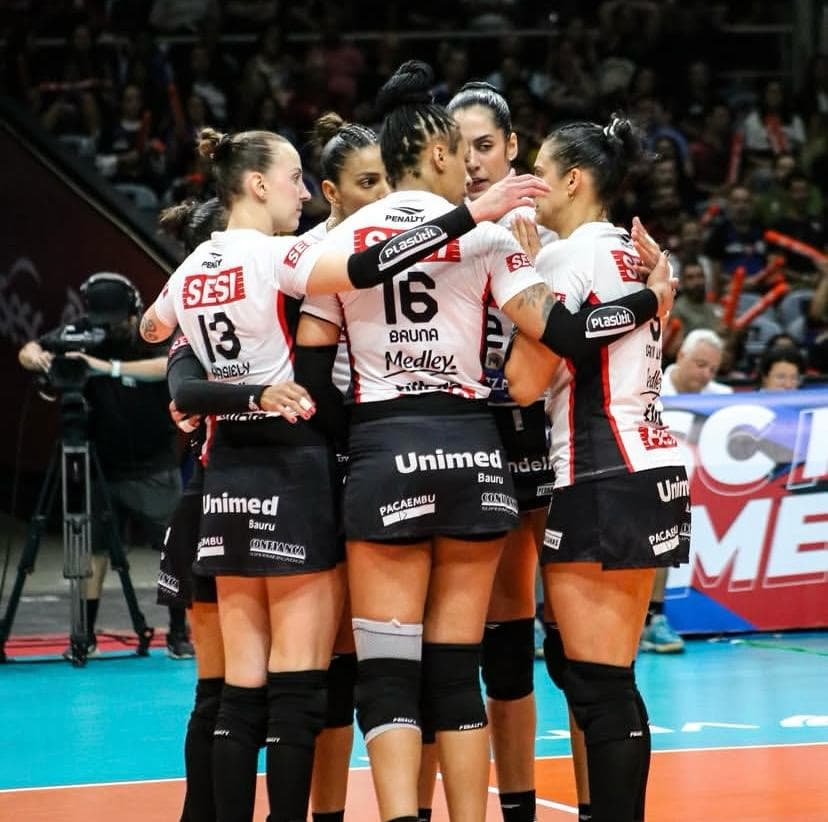 Sesi Bauru na Superliga Feminina 2025/2026 (Foto: Julliana Nascimento/CRF)