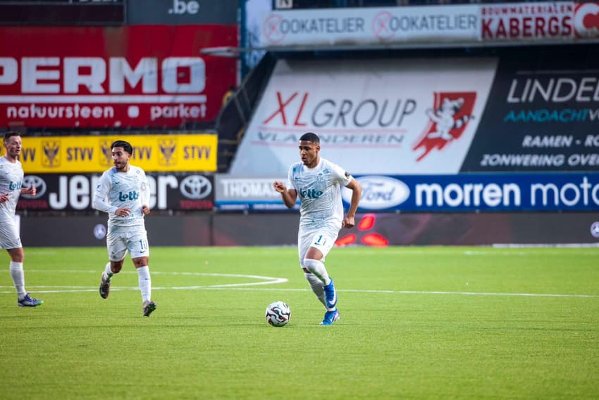 Guilherme Smith, ex-Botafogo, em ação na Bélgica (Foto: Divulgação)