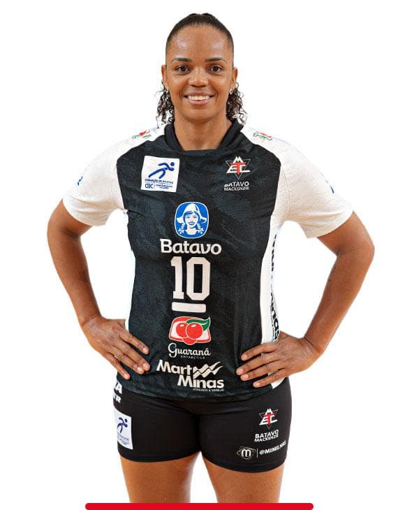 Sassá, à época capitã e líbero do Mackenzie (Foto: Divulgação/Mackenzie)