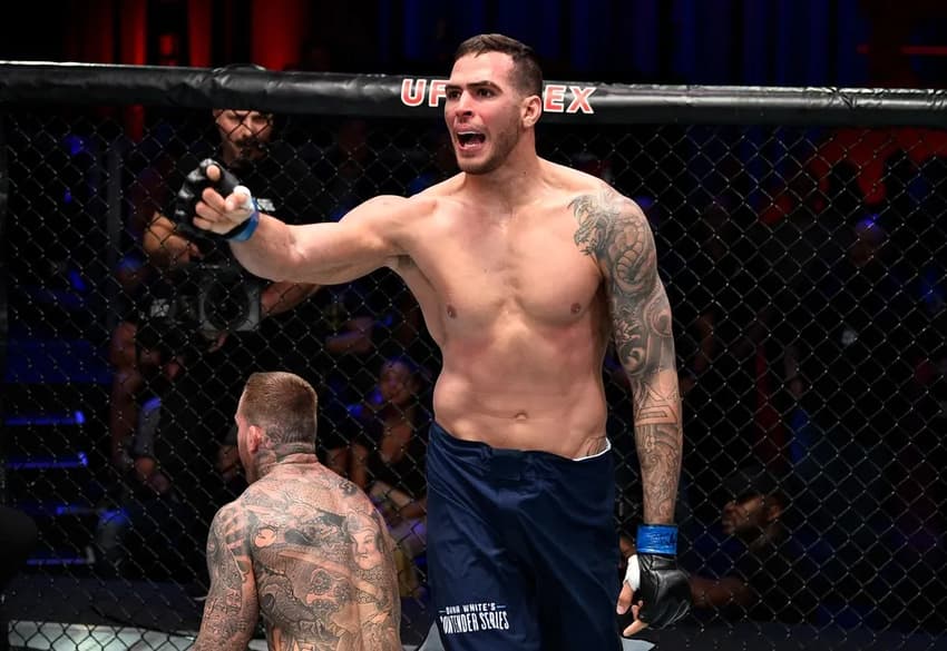 Antonio Trócoli no Dana White's Contender Series, antes de entrar no UFC (Foto: UFC)