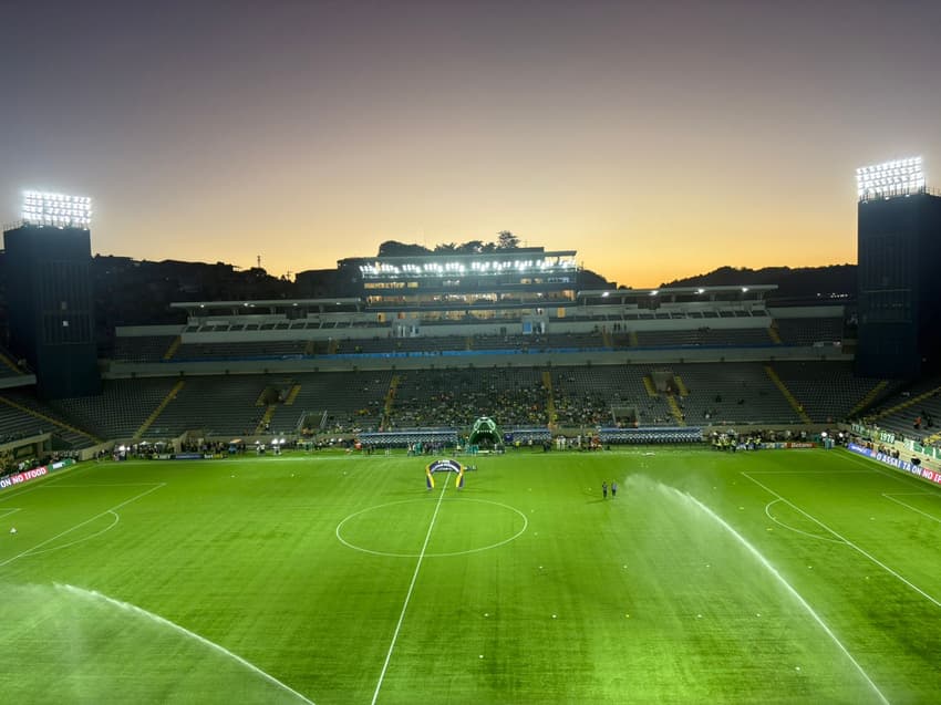 Palmeiras e Grêmio se enfrentam na Arena Barueri pela final do Paulistão (Foto: Vitor Palhares / Lance!)