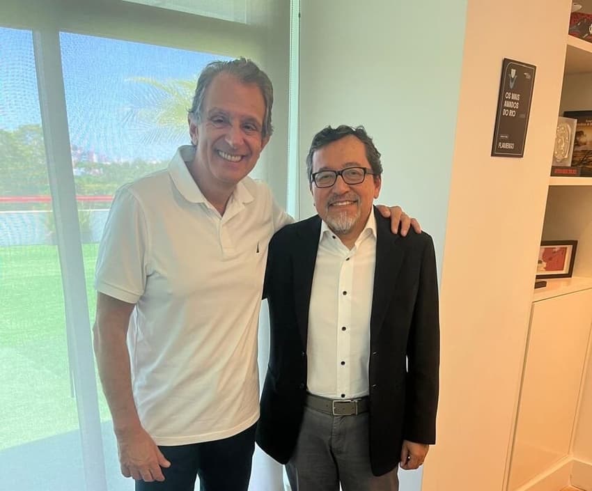 Bap, presidente do Flamengo, ao lado de CEO do Bahia (Foto: Divulgação)