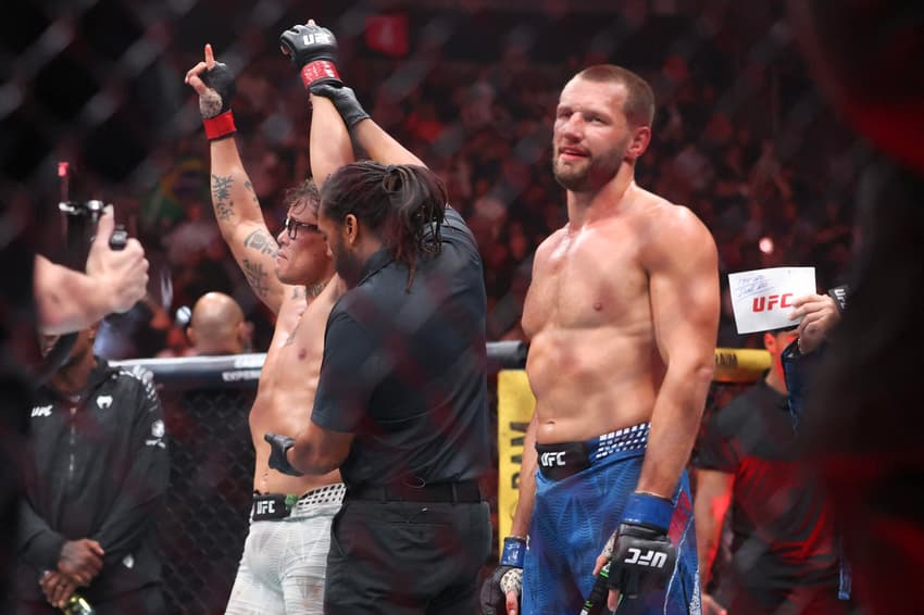 Caio Borralho vence Reinier de Ridder no UFC 326 (Foto: Sean M. Haffey / GETTY IMAGES NORTH AMERICA / Getty Images via AFP)