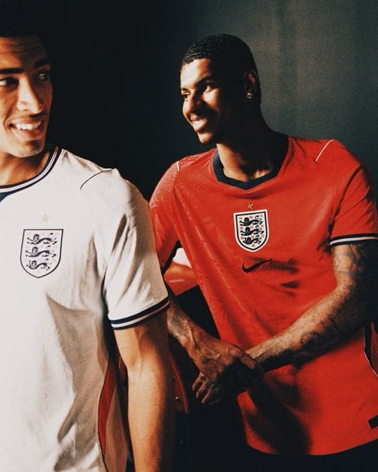 Nova camisa da Inglaterra (Foto: Reprodução)