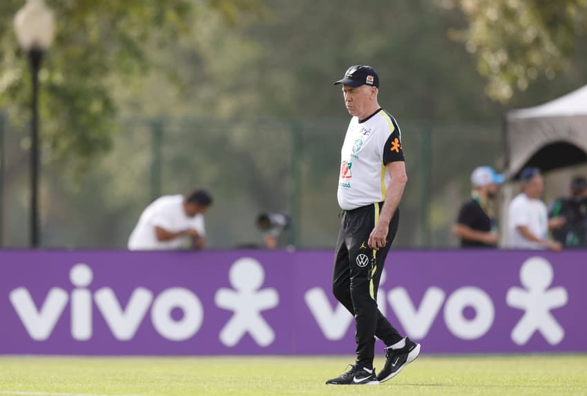 Carlo Ancelotti, técnico da Seleção