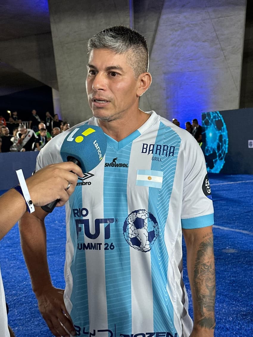 Conca, ex-Fluminense, em entrevista ao Lance! (Foto: Lucas Bayer/Lance!)