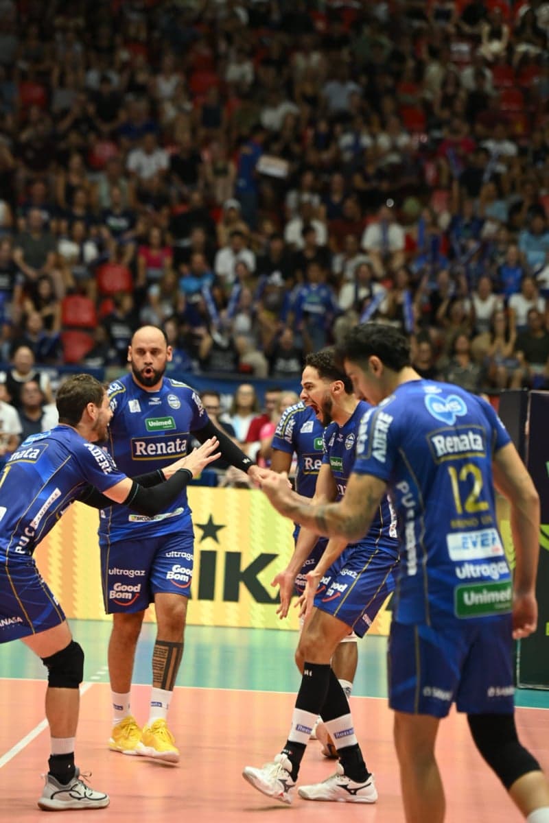 Campinas vence Goiás e é finalista da Copa Brasil de vôlei masculino (Foto: Divulgação/ CBV)