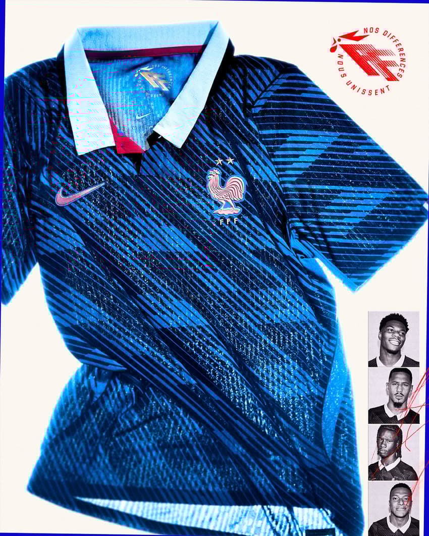 Nova camisa da França (Foto: Reprodução)