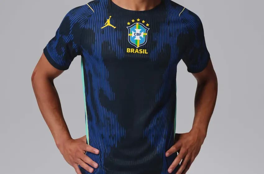 Nova camisa azul da Seleção Brasileira (Foto: Reproduçã/Nike)