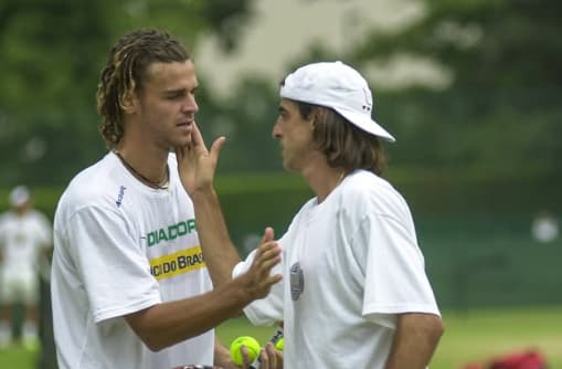 Guga Kuerten e Fernando Meligeni (Reprodução)
