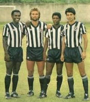 Pacote de reforços com craques ex-Bangu para o Botafogo em 1988 (Foto: Reprodução)