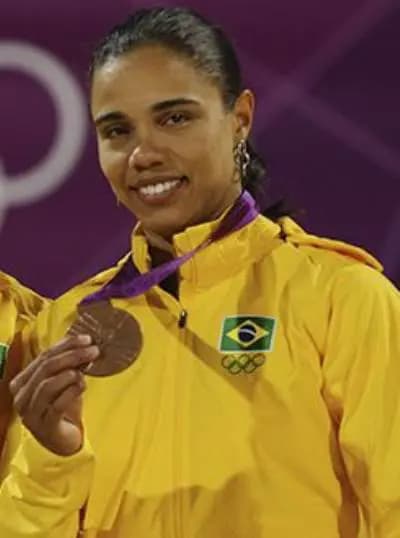 Juliana Felisberta, medalhista de bronze em Londres 2012 (Foto: Reprodução/COB)