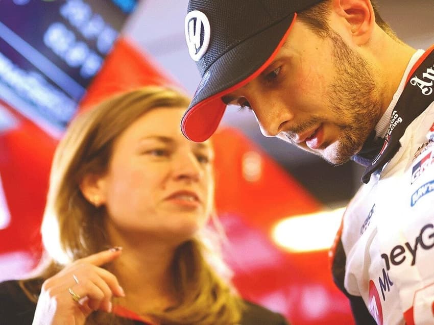 Laura Müller, engenheira-chefe de Esteban Ocon na Haas (Foto: Reprodução/F1)
