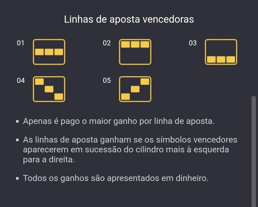 Captura ded tela das linhas de pagamento do jogo Fortune Tiger sendo jogado no site oficial da BetBoom.