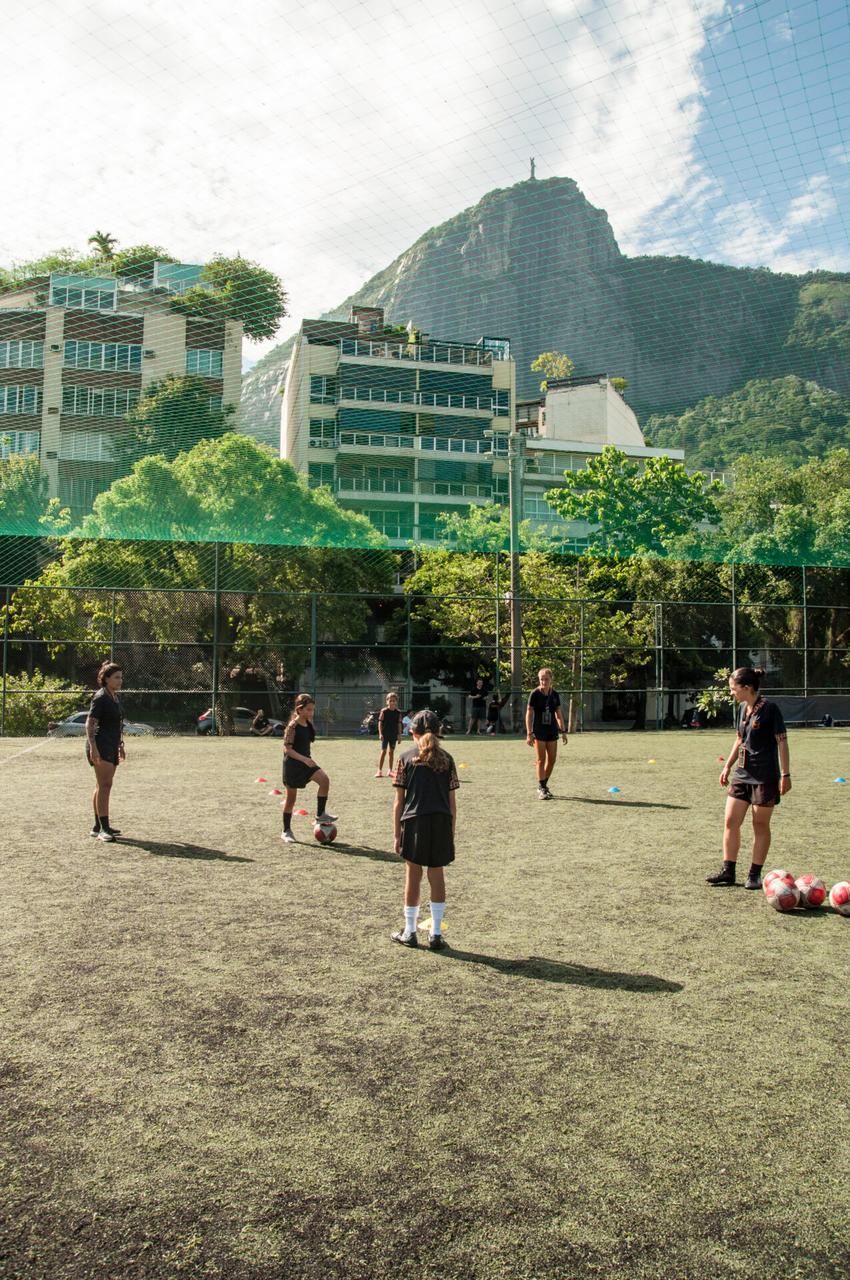 Categoria sub-10 do Malaguetas durante treinamento. (Foto: Malaguetas/Divulgação)