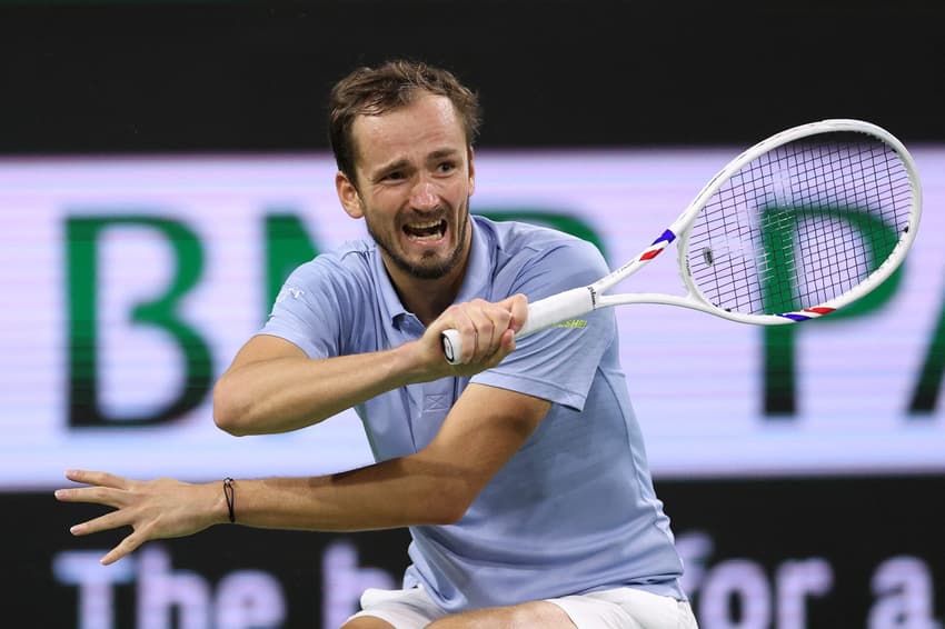 Daniil Medvedev durante Indian Wells (Foto: MATTHEW STOCKMAN / GETTY IMAGES NORTH AMERICA / Getty Images via AFP)
