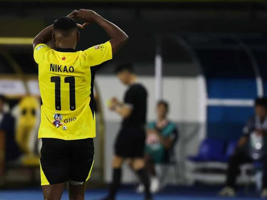 Nikão em ação pelo Guangdong GZ-Power (Foto: Divulgação)