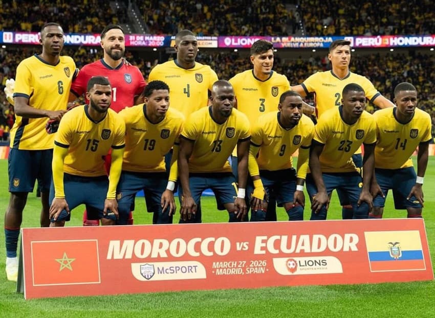 Seleção equatoriana na Data Fifa (Foto: Divulgação/Equador)