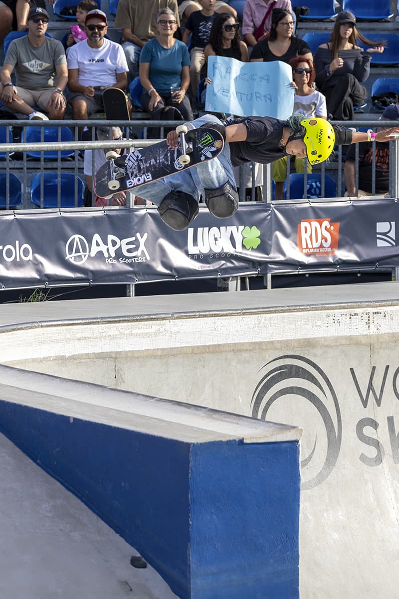 Raicca Ventura é a vice-líder do ranking mundial de skate park