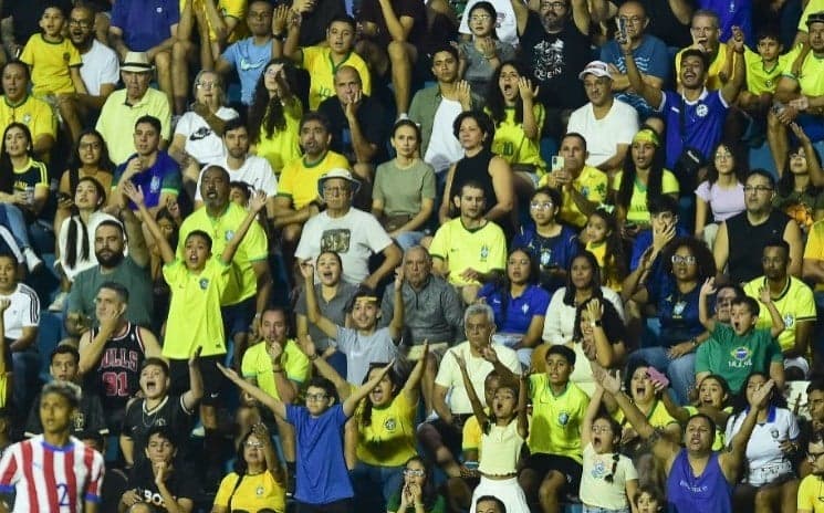Torcida no jogo da Seleção Sub-20 (Foto: Divulgação/CBF)