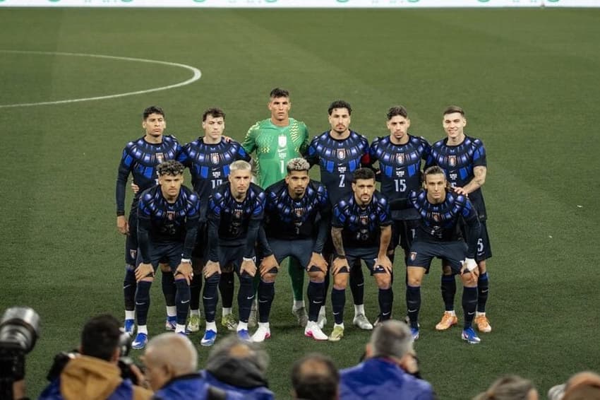 Jogadores do Uruguai nessa Data Fifa (Foto: Divulgação/Uruguai)