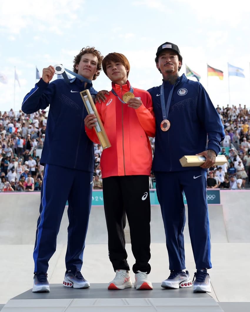 Yuto Horigome conquistou sua segunda medalha de ouro nos Jogos Olímpicos de Paris