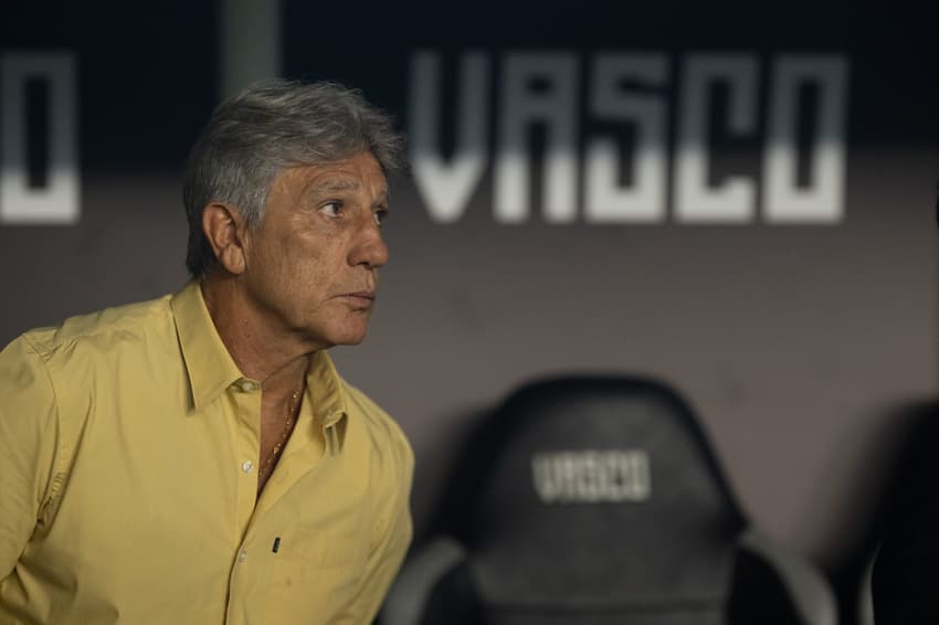 Renato Gaúcho permaneceu em casa durante o jogo do Vasco. (Foto: Jorge Rodrigues/AGIF/Folhapress)