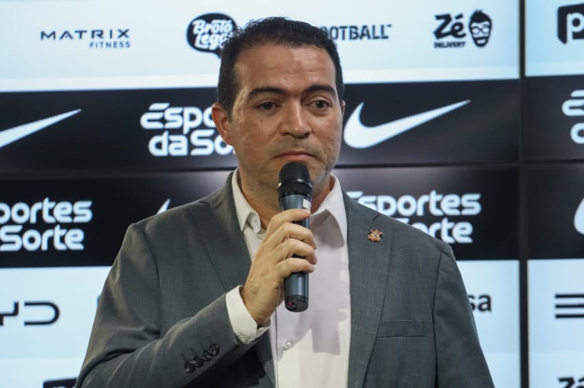 Marcelo Paz, executivo de futebol do Corinthians (Foto: Theo Daolio/Ekobanpress/Folhapress) São Paulo