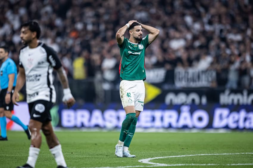 Flaco López em Corinthians x Palmeiras (Foto: JHONY INACIO/Agencia Enquadrar/Folhapress)