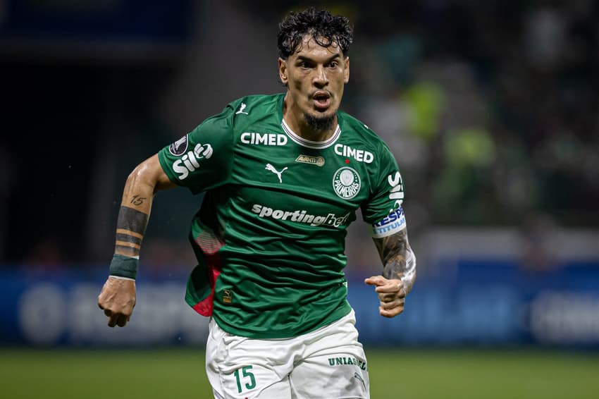 Gustavo Gómez marcou em Palmeiras x Athletico (Foto: