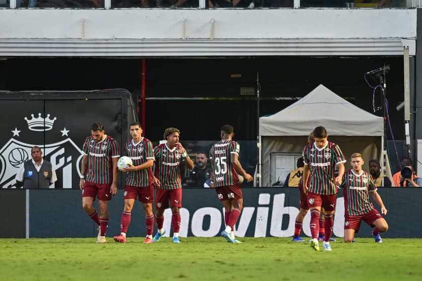 O Fluminense venceu o Santos pelo Brasileirão (Foto:  Jota Erre/AGIF/Folhapress)