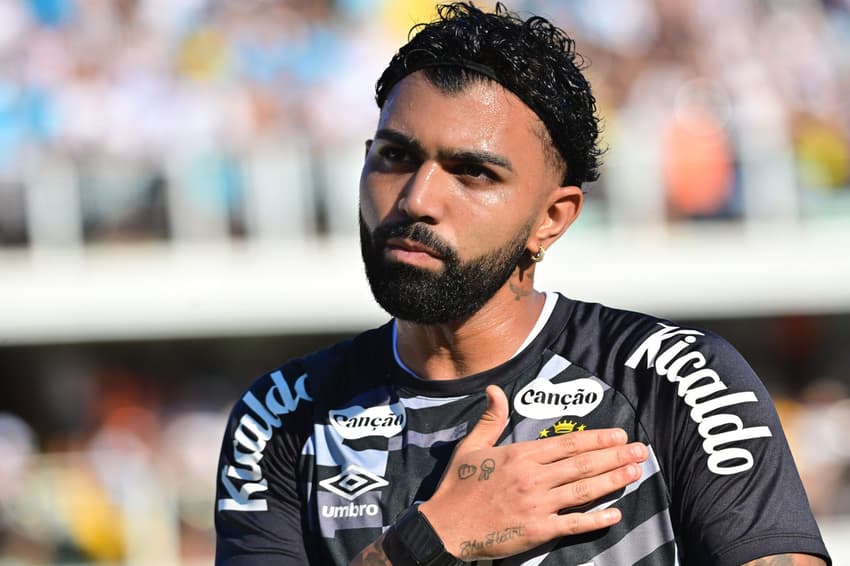 Gabigol está fora do duelo contra o Bahia (Foto: Jota Erre/AGIF/Folhapress)