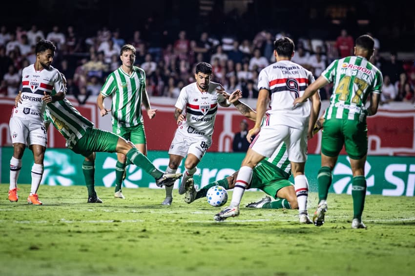 Sao Paulo x Juventude -Partida valida pela 5ª fase da Copa do Brasil (Foto: Marcus Viniccius/MyPhoto Press/Folhapress)