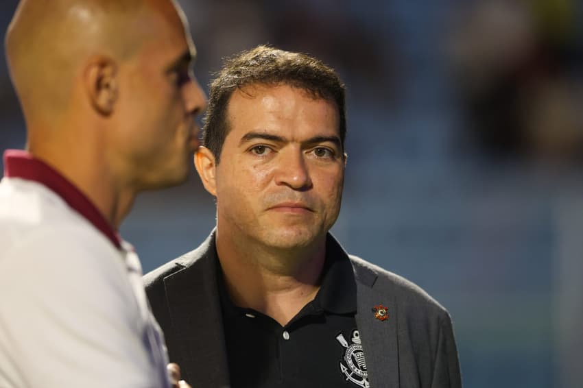 Marcelo Paz, executivo de futebol do Corinthians (Foto: Ricardo Trida/ UAI Foto/Folha Press)