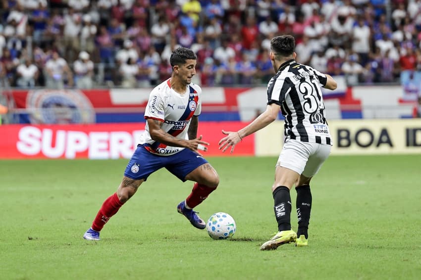 Bahia e Santos jogam na Arena Fonte Nova, pelo Brasileirão. .(Foto: Junior Damasceno/MyPhoto Press/Folhapress)