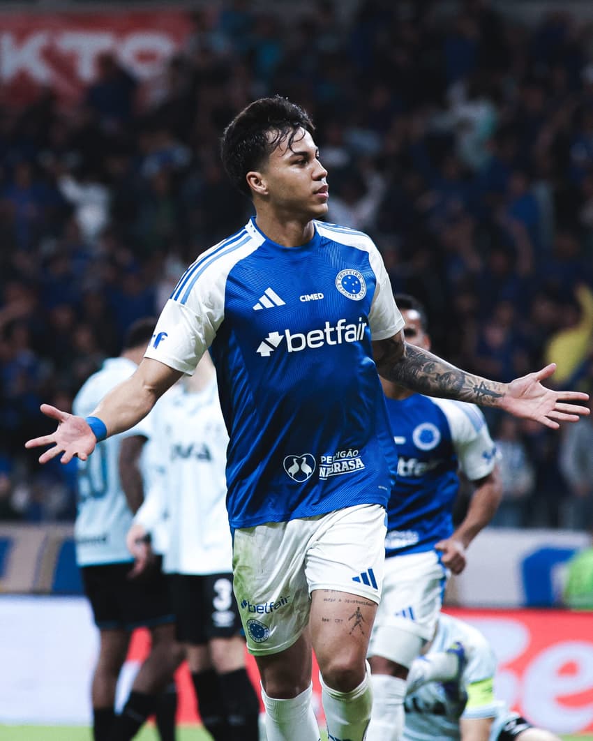 Cruzeiro x Grêmio, no Mineirão (Foto: Gustavo Martins/Cruzeiro) 