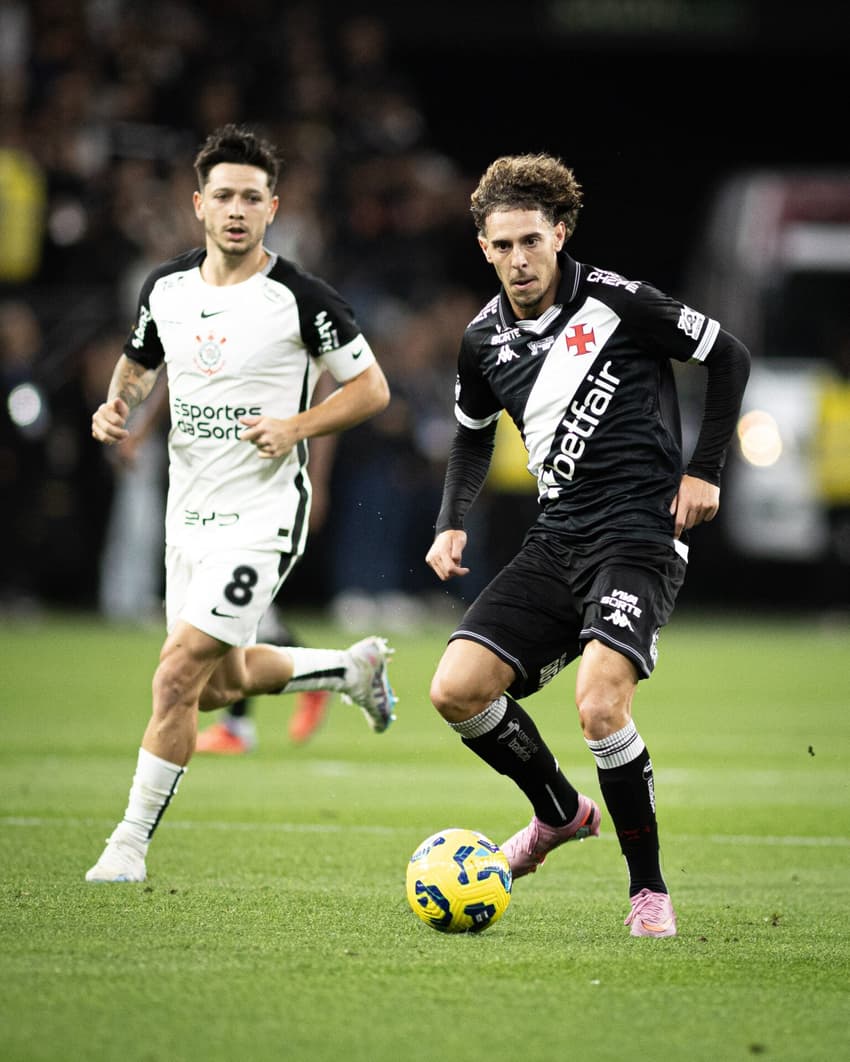 Nuno Moreira na primeira partida entre Corinthians x Vasco na final da Copa da Brasil de 2025 (Foto: Matheus Lima/Vasco)