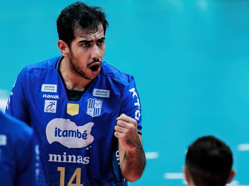 Javad Karimi, levantador do Itambé Minas na Superliga masculina (Foto: MTC)