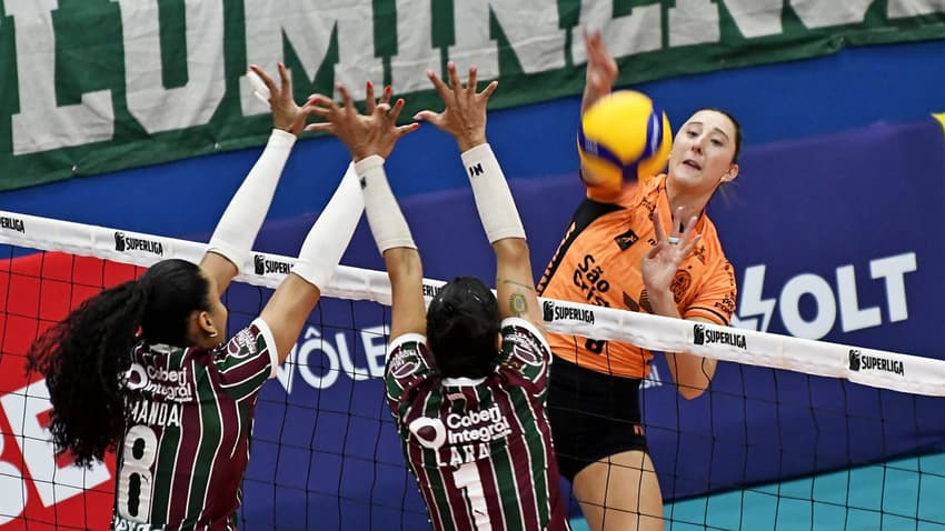Osasco supera Fluminense no jogo 2 das quartas de final da Superliga Feminina 25/26 e avança às semifinais (Foto: Mailson Santana/ FFC)
