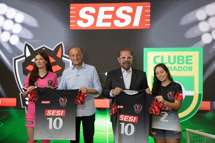 SESI-SP recebe Certificado de Clube Formador de Futebol Feminino. (Foto: Everton Amaro / Fiesp)