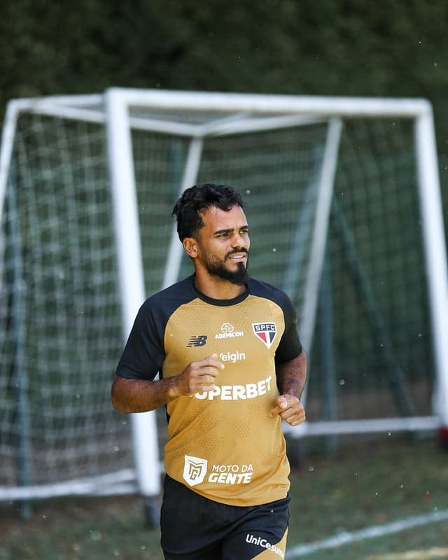Danielzinho durante treino do São Paulo. (Foto: Anuar Sayed / São Paulo FC)