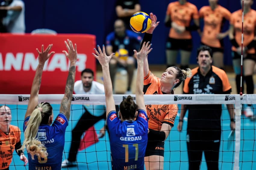 Minas x Osasco pela semifinal da Superliga Feminina 25/26 (Foto: Hedgard Moraes/MTC)