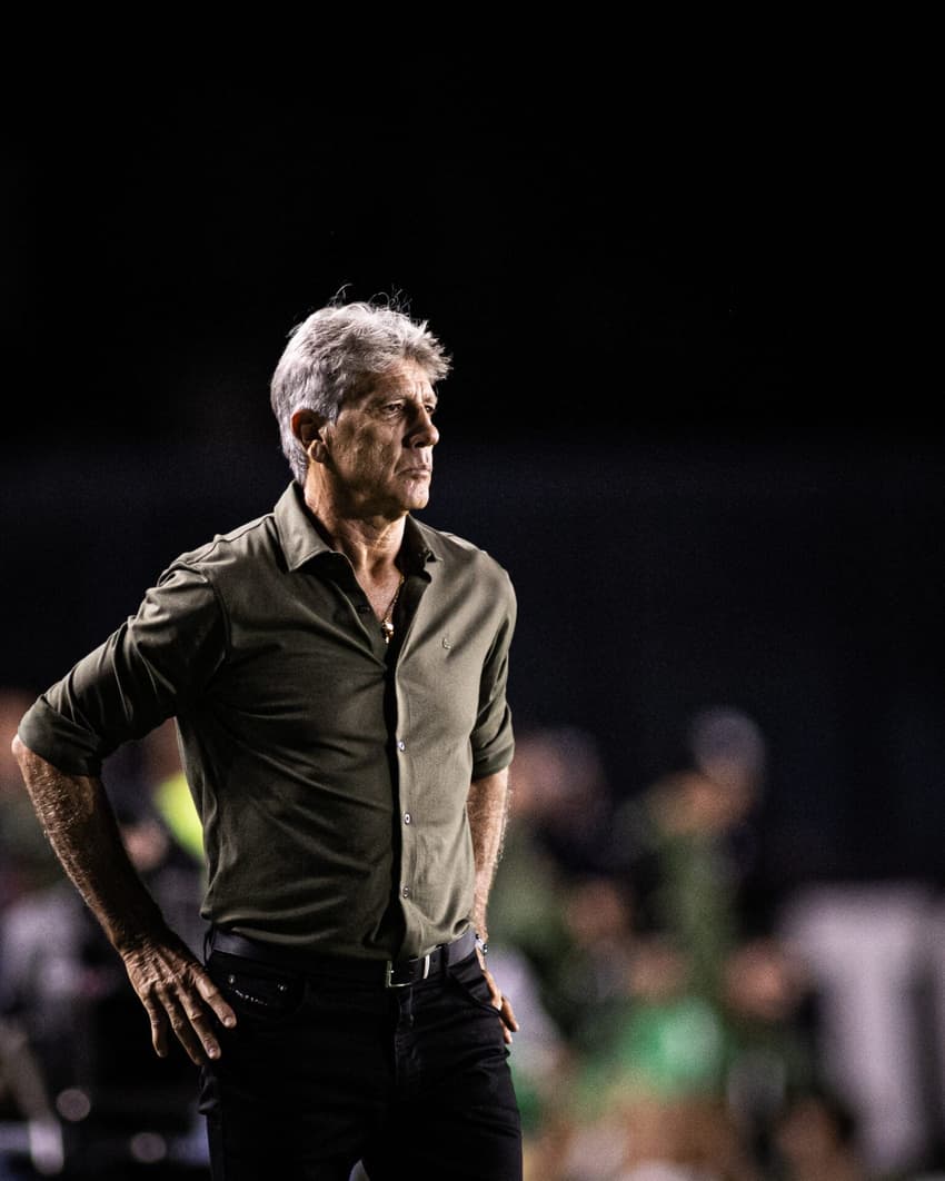 Renato Gaúcho na partida entre Vasco e Audax Italiano (Foto: Matheus Lima/Vasco)