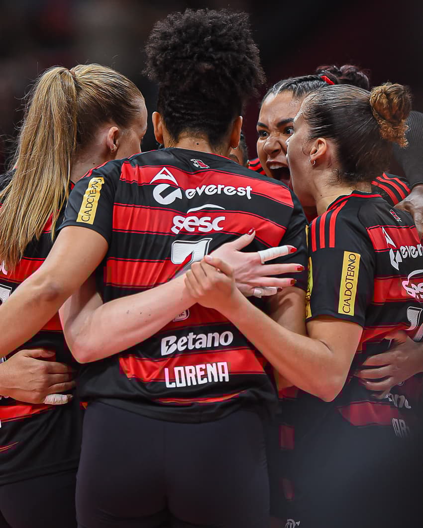 Sesc RJ Flamengo x Praia Clube pela semifinal da Superliga Feminina 25/26 (Foto: Paula Reis/CRF)